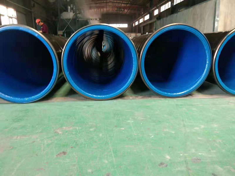 雙密封(fēng)法蘭內外塗塑螺(luó)旋管